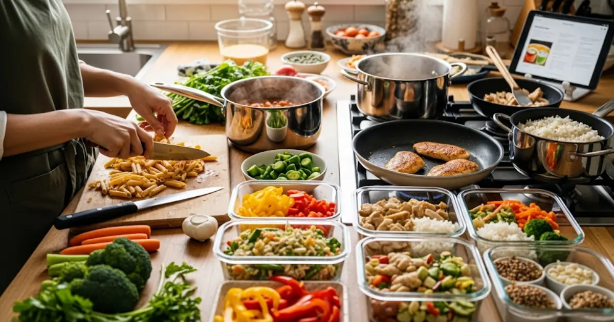 Batch Cooking: Como Preparar Todas as Refeições da Semana em Poucas Horas