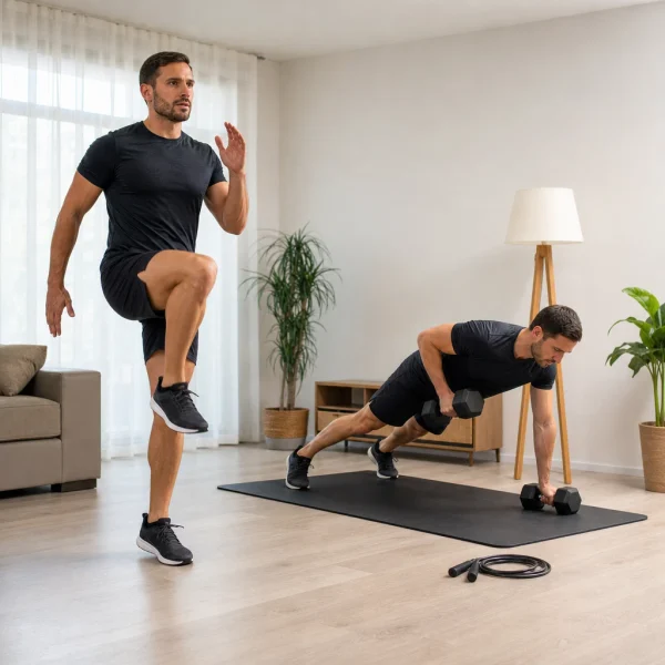 Safe progress with low impact exercises at home